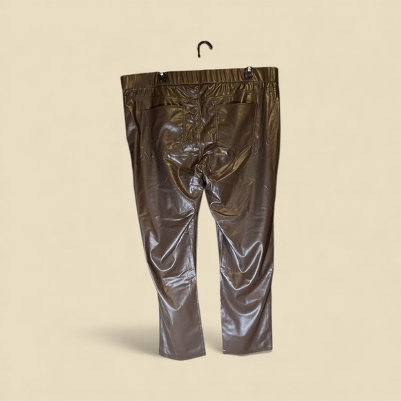 Vegan Leather Pants by Gloria Vanderbilt. NWT - Picture 4 of 5